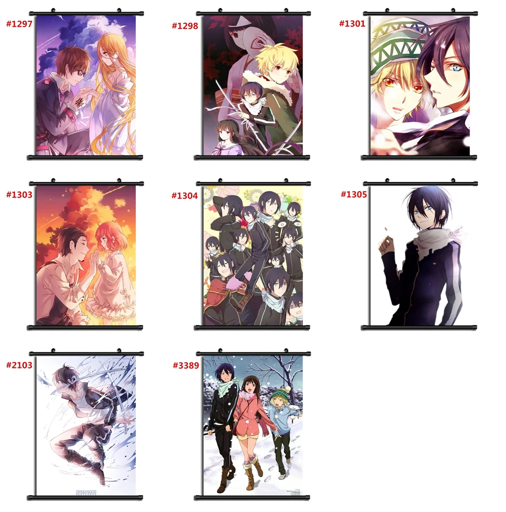 

Noragami Anime manga wall Poster Scroll B