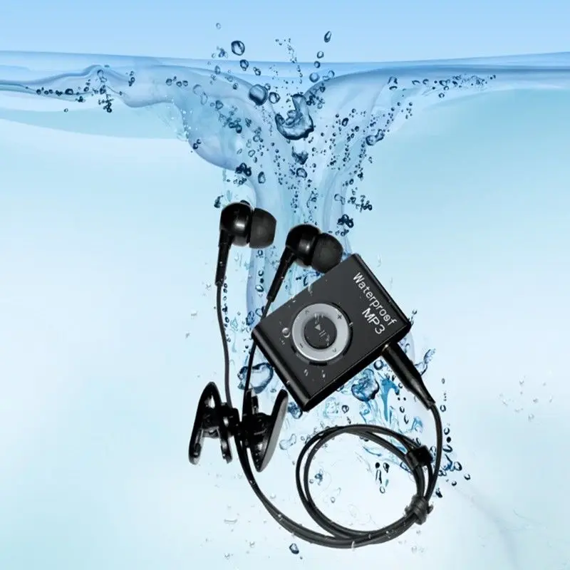 

Новинка, миниатюрный Водонепроницаемый MP3-плеер для плавания, занятий спортом, бега, верховой езды, mp3-плеер Hifi Sereo, музыкальный MP3-плеер с FM-ра...