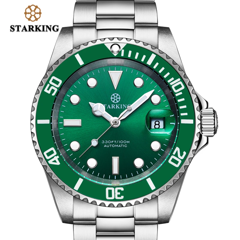 Часы наручные STARKING мужские водонепроницаемые модные механические светящиеся