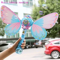 bubble gun music magic wand outdoor toys for baby girl princess electric bubble blower machine