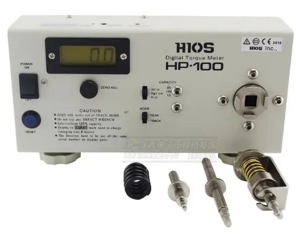 HIOS HP 100 мощный определенный крутящий момент Электрический тестер крутящего