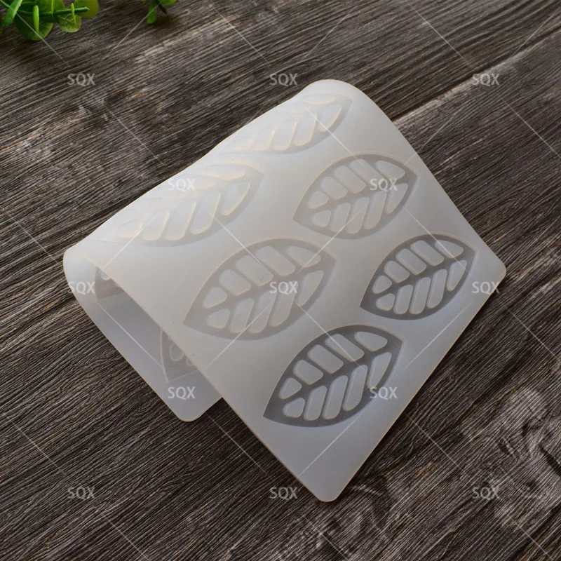 Силиконовая форма для шоколада в форме молодых листьев силиконовая украшения