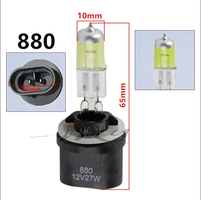 2 шт. галогенные лампы H27W 880 889 27 Вт PGJ13|car light source|car lightlight source |
