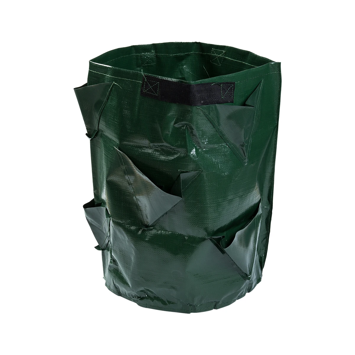 Прочный Зеленый с красивыми растениями цветком Расти Мешок горшок для цветов