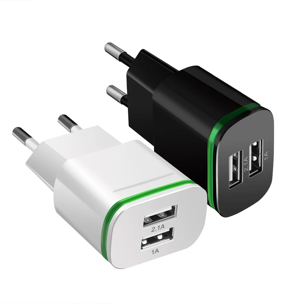 Светодиодные лампы 5 в 2.A быстрое зарядное устройство 2 0 usb для ios iphone Samsumg Huawei