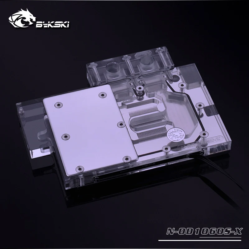 Bykski N OD1060S X VGA полное покрытие блок водяного охлаждения со светодиодной