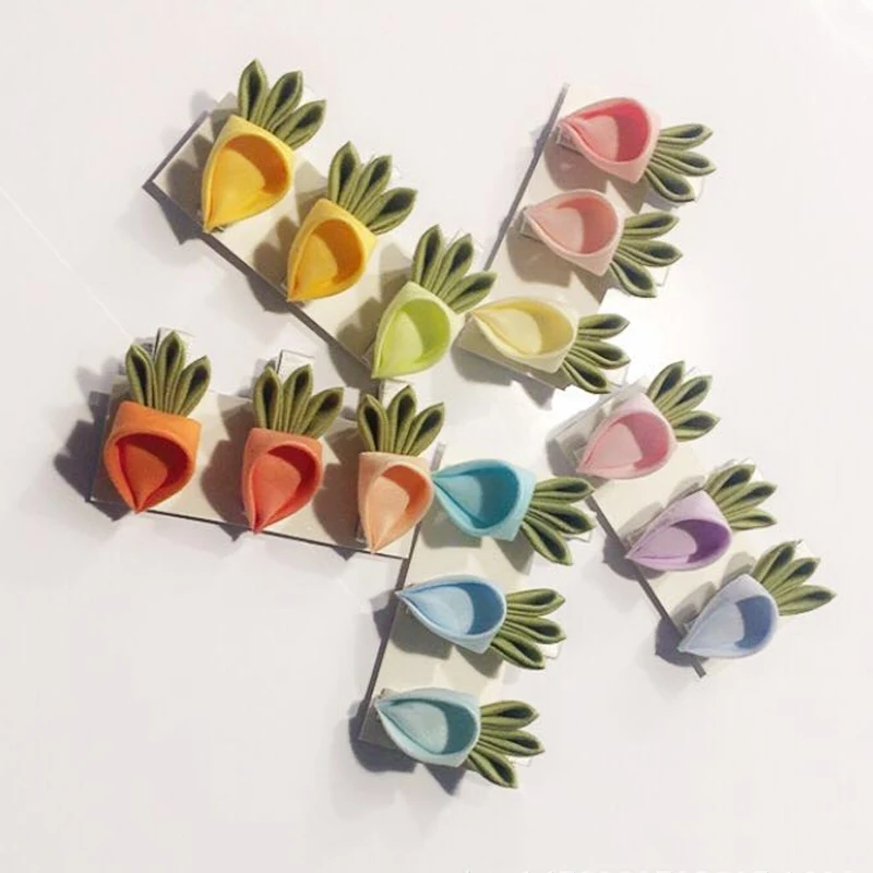 Оптовая продажа милые булавки в виде моркови Детская Брошь значок для детей 60