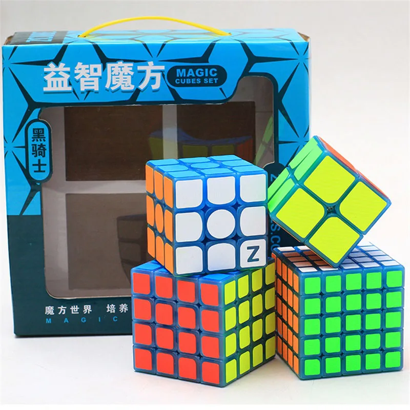 Z cube полный набор магический куб наклейка Скорость 3x3x3 4x4x4 волшебный магический волшебный куб Развивающие игрушки-головоломки для детей и взрослых - Цвет: C