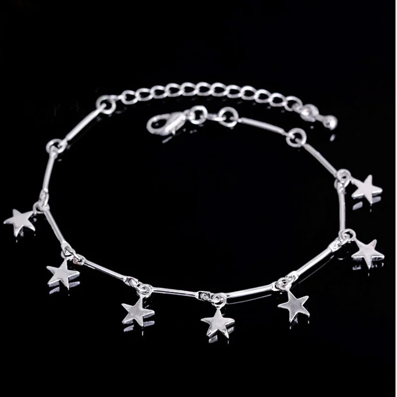 Браслеты для женщин посеребренные Подвески Браслеты-цепочки браслет Бижу argent 925