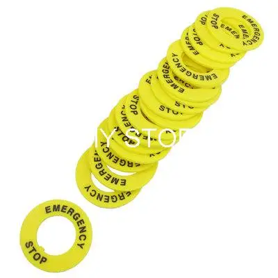 20 шт. кнопки аварийной остановки 40/60/90 мм (OD) x 22 (ID)|switch|plateplate ring |