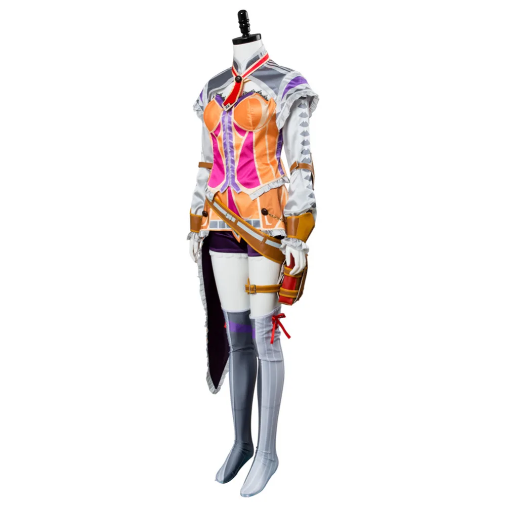 Ys 8 Laxia Cosplay Costume Lacrimosa of Dana Outfit Men Women Halloween Carnival | Тематическая одежда и униформа
