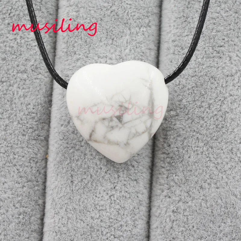 Розничная продажа ювелирных изделий сердце кулон ожерелье цепь натуральный
