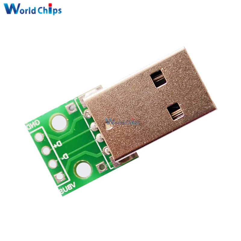2 шт. адаптер USB для DIP-адаптера 4 контакта 54 мм | Электронные компоненты и