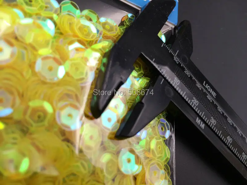 Круглая желтая пайетка с фруктами 15 г 6 мм|jewelry making|jewelry making accessoriesdiy jewelry accessories |