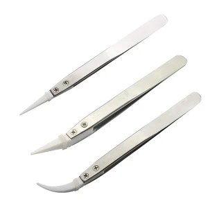 Нетокопроводящие керамические пинцеты IC SMD SMT, термостойкие, 1000 градусов, ручные инструменты