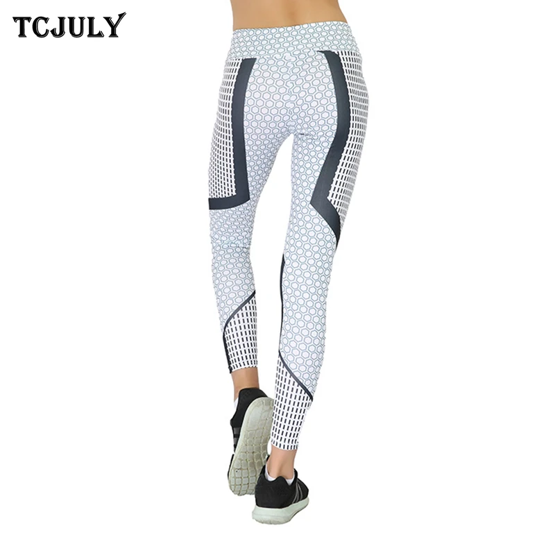 Женские обтягивающие леггинсы TCJULY быстросохнущие до щиколотки с высокой талией