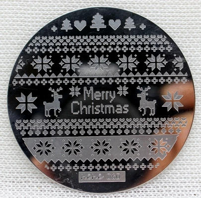 1 шт. рождественские шаблоны для стемпинга ногтей изображение штамповка