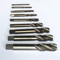 hssm35 co5 made full cnc grinded 7pc10pcs spiral flute machine tap screw taps for ss plate m3 m4 m5 m6 m8 m10 m12 m14 m16 m18