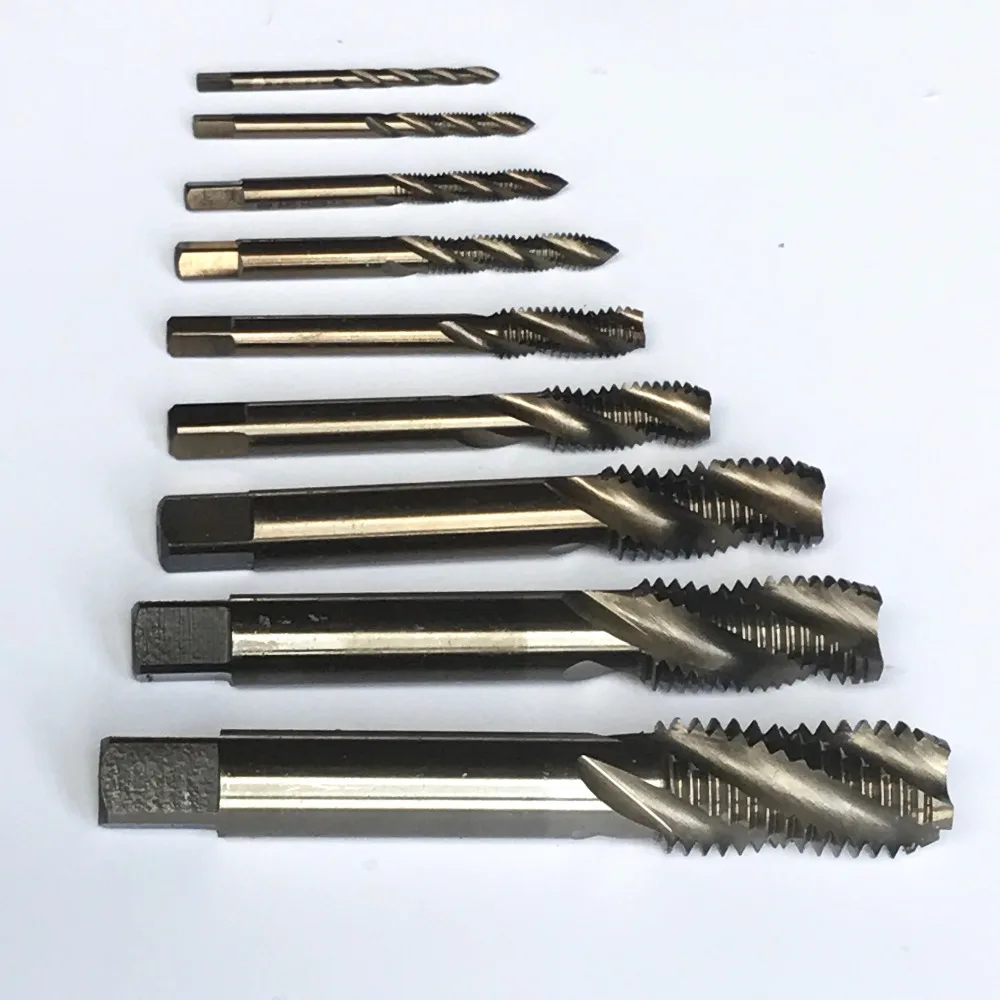 HSSM35 Co5 % изготовленные на станке с ЧПУ шлифованные 7 шт./10 шт. спиральные канавки