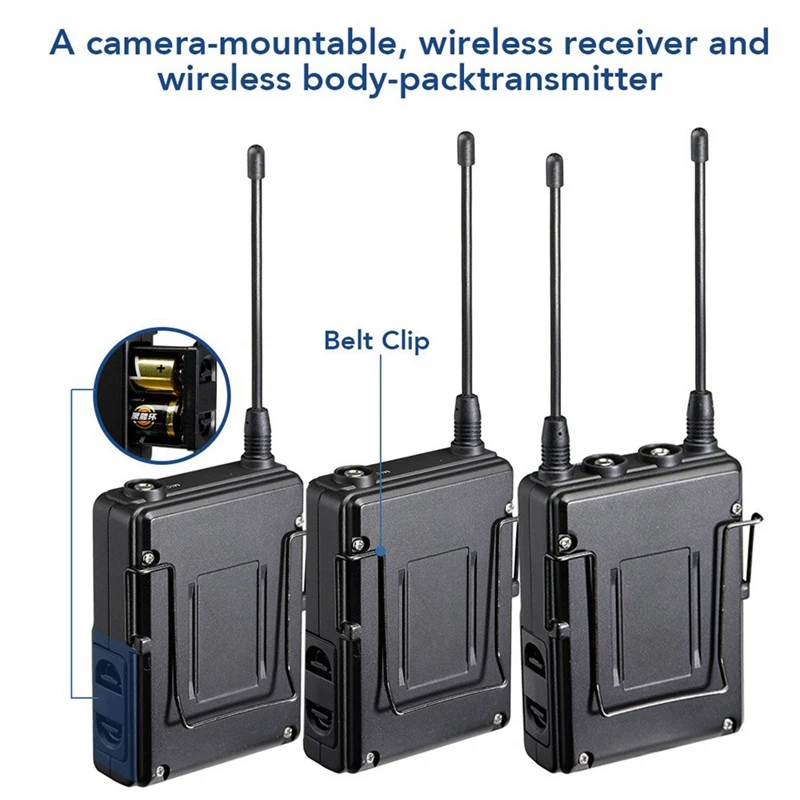 Saramonic Uwmic9 96 канальный Uhf Беспроводной петличный микрофон Системы два передатчика
