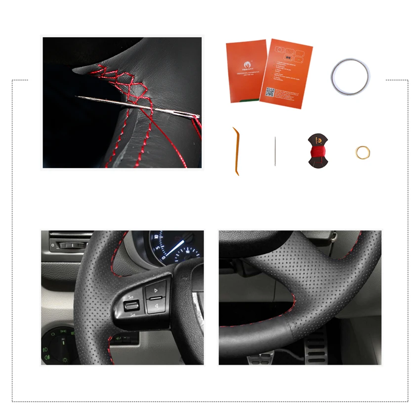MEWANT черная искусственная кожа фотосессия для Skoda Octavia 2009-2013 Roomster 2009-2012 Fabia Superb |