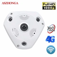 wireless wi fi ip camera 3g 4g fish eye lens 1080p hd wide angle cctv home surveillance 3d vr 2 way audio night vision cameras