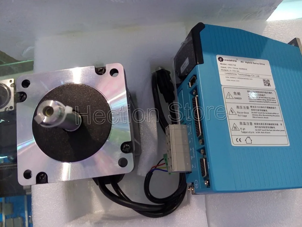 Новые простые сервоприводы Leadshine HBS758S и гибридный сервопривод 86HBM80 01 1000 набор с