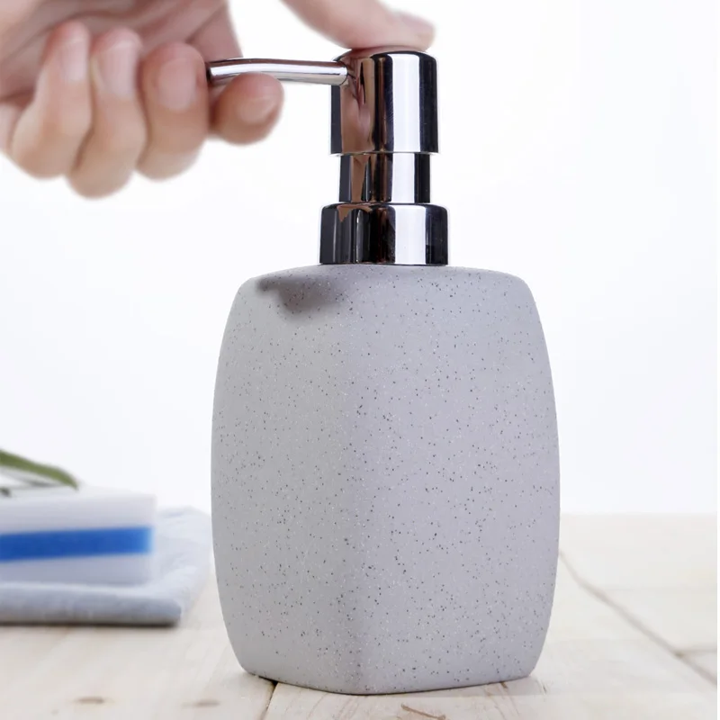 Темно серая керамическая эмульсия бутылка высокого качества имитация камня