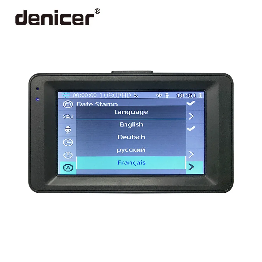 Автомобильный видеорегистратор Full HD Dashcam denicer, горячая Распродажа, видеорегистратор с монитором парковки, две камеры заднего вида