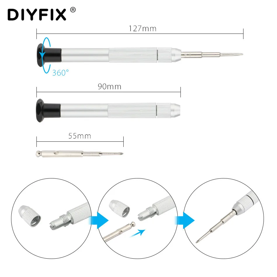 DIYFIX Torx отвертка пинцет набор инструментов для разборки iPhone Samsung xiaomi планшетных ПК