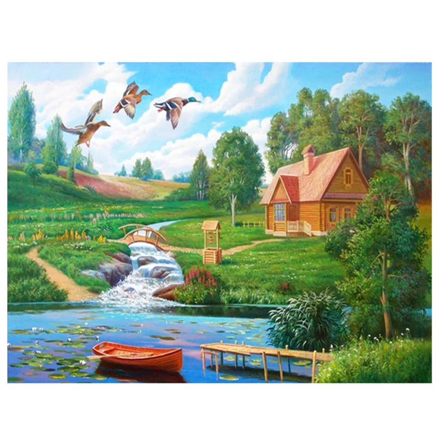 Набор для вышивки крестиком сделай сам DMC набор рукоделия 3D лента мозаичные узоры