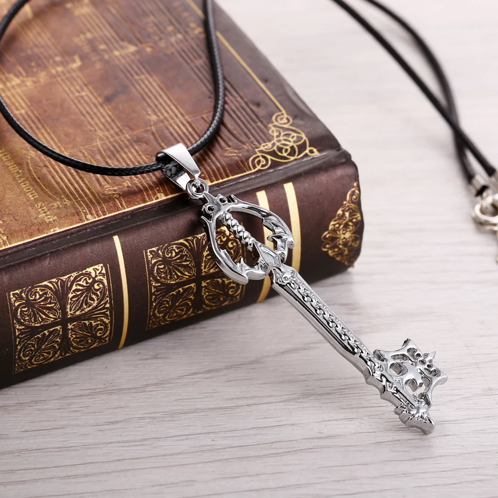 Лидер продаж металлическое ожерелье с подвеской Королевство сердца брелок