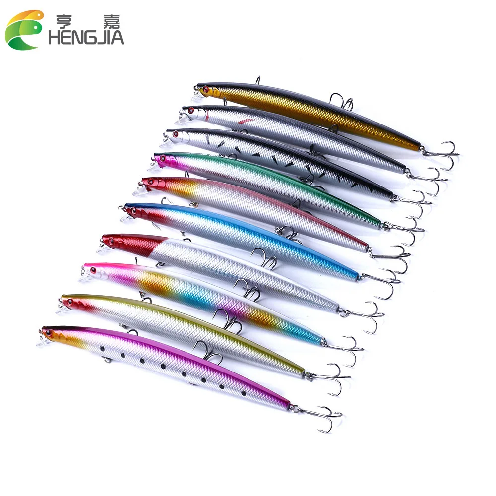 20 шт. Супер длинная приманка для рыбалки пластиковая жесткая наживка