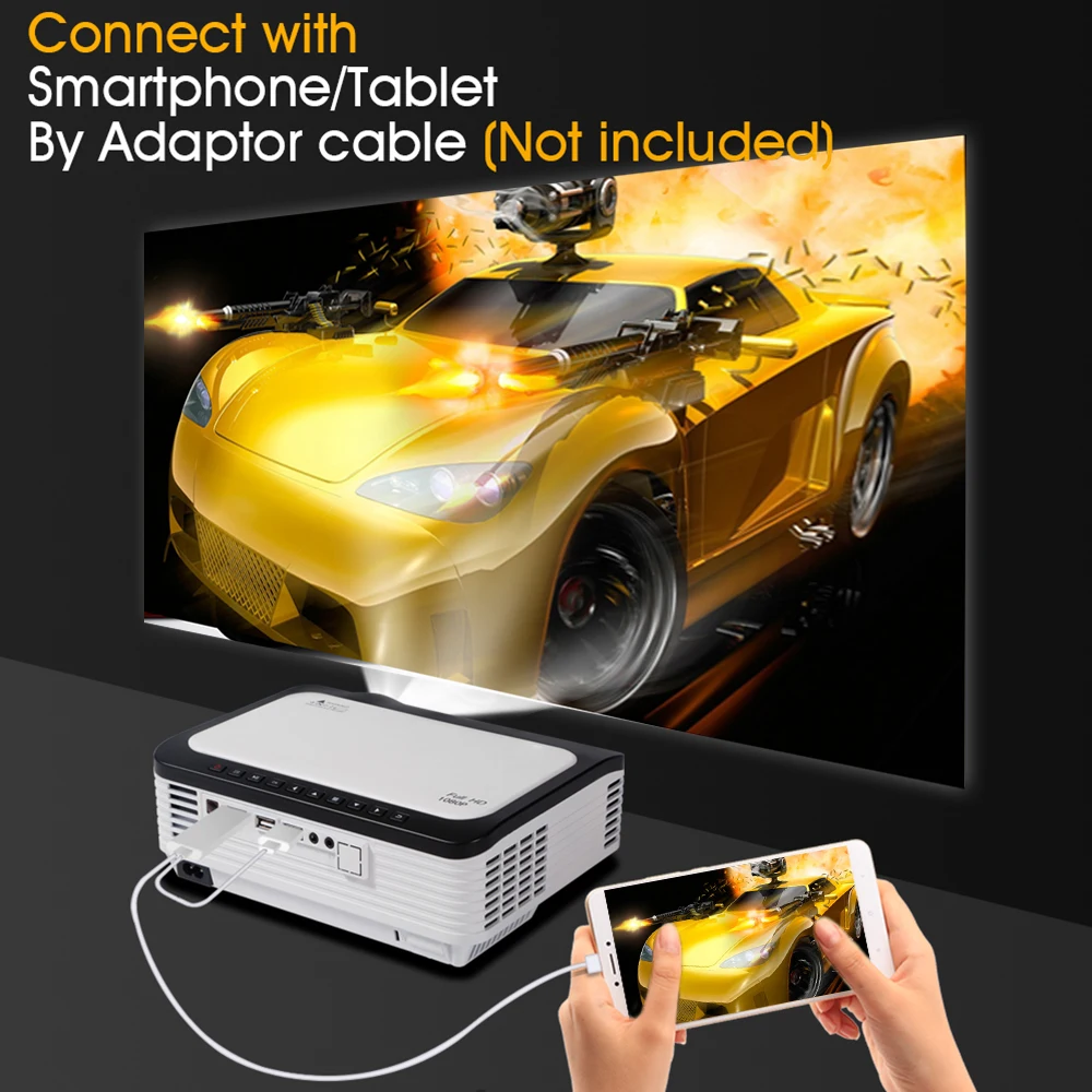 Salange P30 новейший 1920*1080 Android проектор для видео-проектора с Android 7,1 Wifi Bluetooth Full HD 1080P домашний мультимедийный проектор