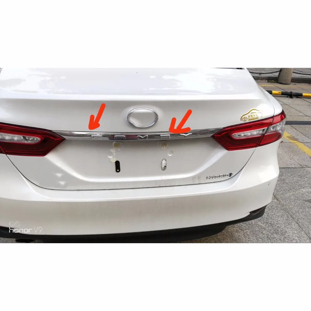 Крышка багажника для 2018 Toyota Camry хромированная крышка ободка крышки Бесплатная