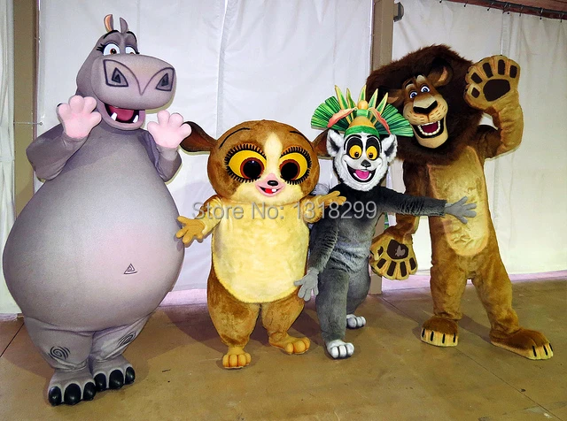 mascot  lion lemur gloria mort mascot costume fancy dress custom fancy costume cosplay theme mascotte carnival