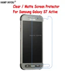 Новая прозрачнаяАнтибликовая матовая защитная пленка HD для Samsung Galaxy S7 Active G891A, защитная пленка с чистящей салфеткой