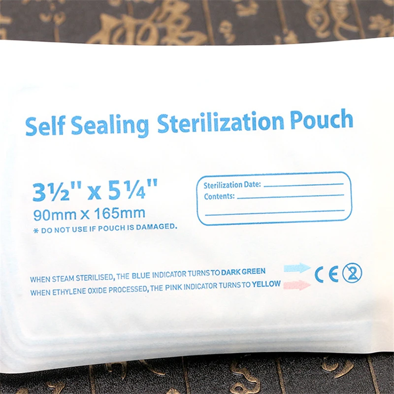 200 шт одноразовые стерилизационные мешочки для самостоятельного запечатывания
