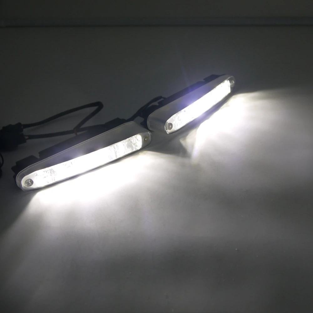 Eonstime 2 шт. Универсальный супер яркие Автомобильные дневные ходовые огни 5LED LED DRL