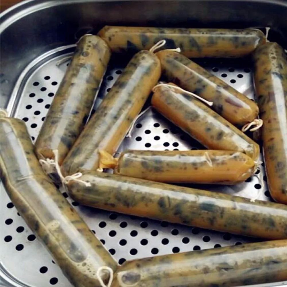 Пластиковые оболочки для сосисок 5 метров оболочка ширина 50 мм приготовления хот