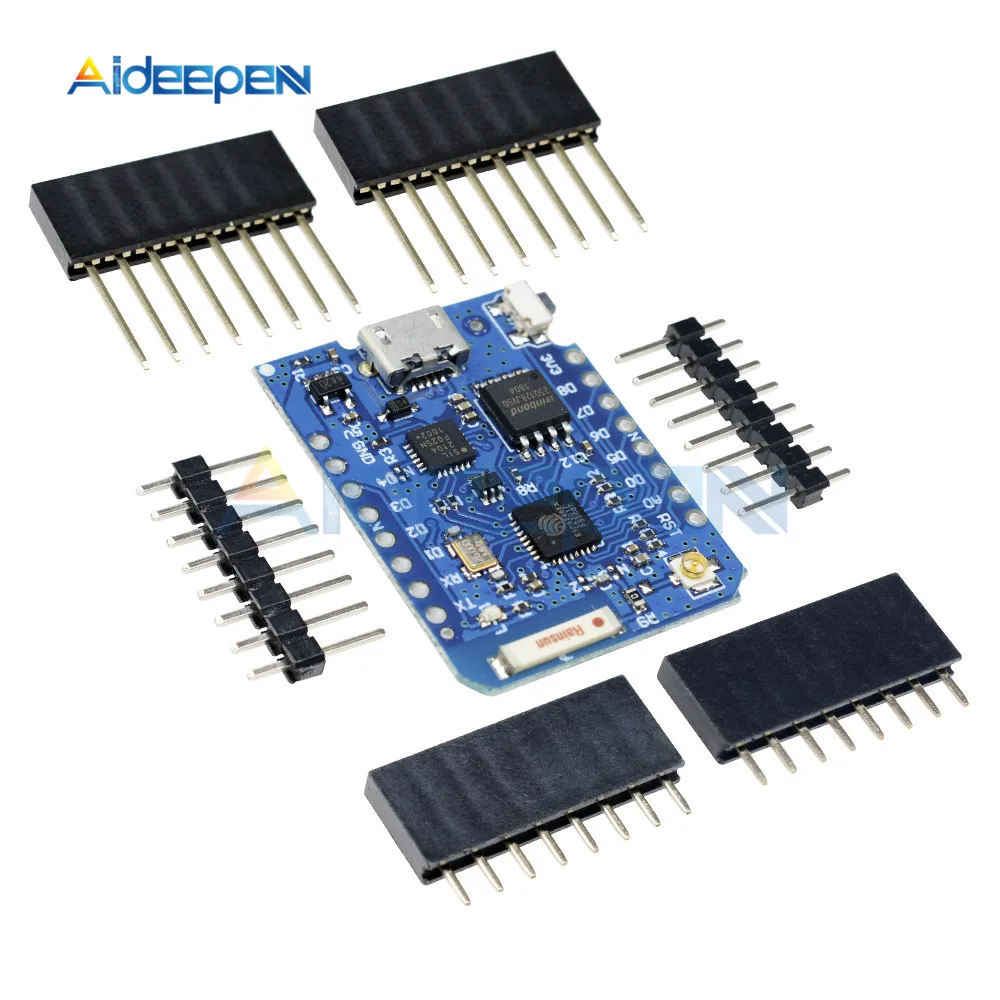 Module Only Для WEMOS D1 Mini Pro 16M Bytes внешняя антенна разъем NodeMCU ESP8266 ESP-8266EX CP2104 wifi макетная плата Micro USB - Цвет: Module Only
