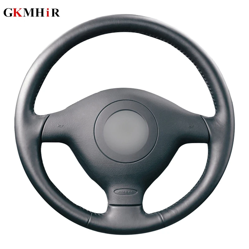 Чехол на руль из искусственной кожи для Volkswagen VW Golf 4 Passat B5 1996 2003 Seat Leon 1999 2004 Polo