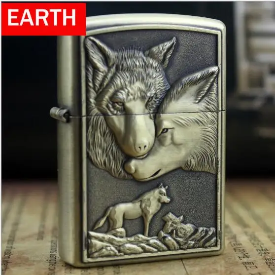 EARTH Новая модная Зажигалка рельефная керосиновая Зажигалка масляная Зажигалка Constantine Зажигалка для курения подарок/Прямая поставка