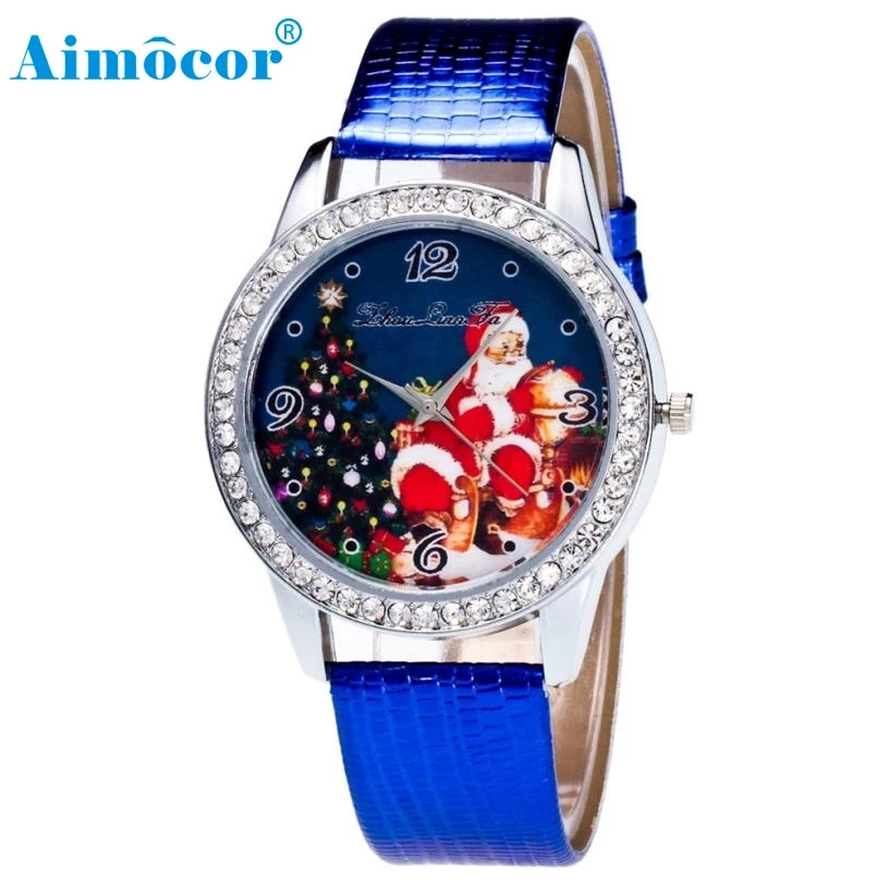 2017 Новый дизайн рождественские подарки часы конфеты цвет мужской и женский