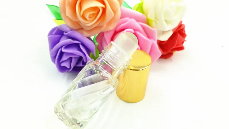 Пустые Мини стеклянные флаконы для духов 4 мл ролик на многоразовые промоакция