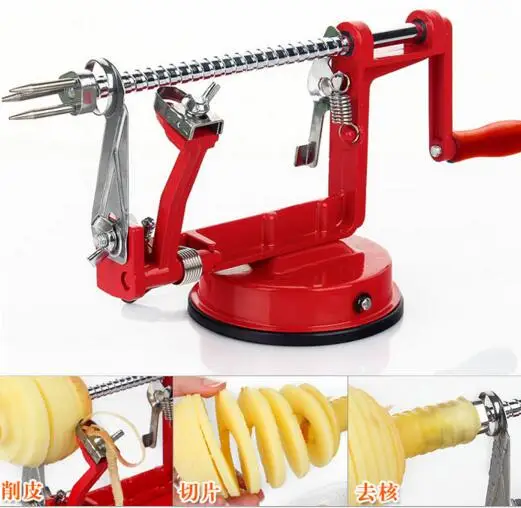 Кухонные Фруктовые гаджеты ручной Овощечистка яблока ручная спиральная
