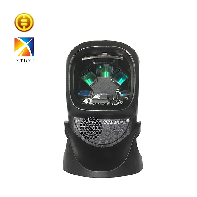 XT7100 USB RS232 Автоматическая планшетная сканер штрих-кодов 20 линий Настольный