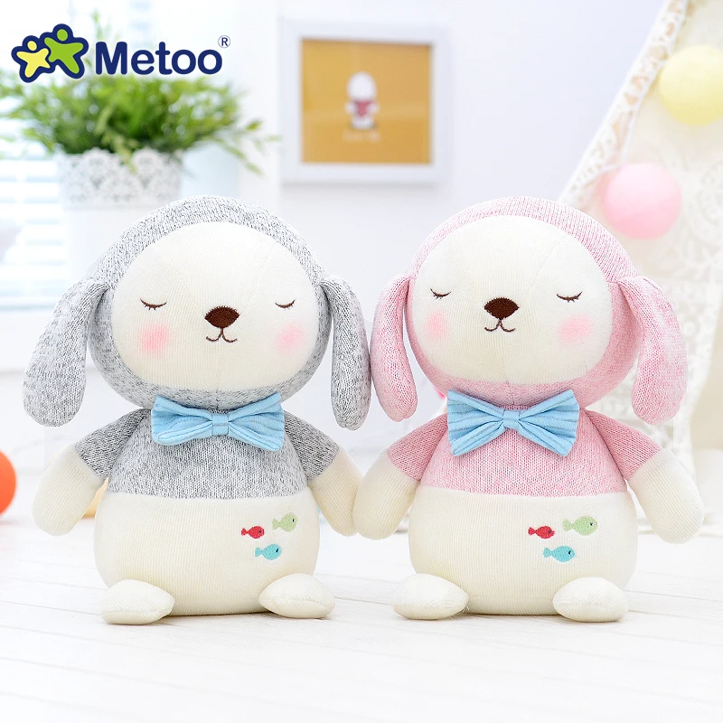 Metoo собака плюшевый кролик игрушка детей Kawaii кукла ручной работы животного