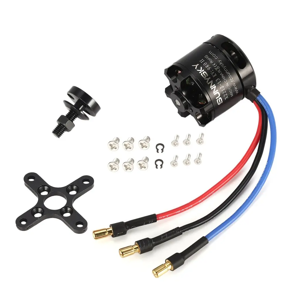 Горячее предложение! Распродажа! SUNNYSKY X2212 980KV II 2-4S бесщеточный мотор короткий вал для RC 400-800g с фиксированным крылом Quad-Hexa Вертолет Мультикоптер DJIF450