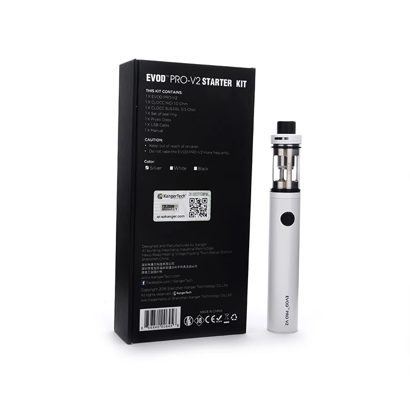 Original Kangertech Evod Pro V2 Kit 2500mah Starter with 4ml Top Filling electroic cigarette | Электроника